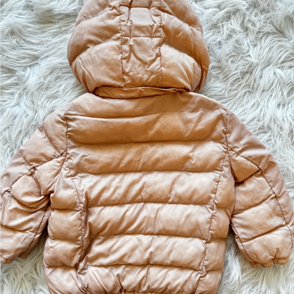 Pink thin jacket with down - Picture 2 of 2